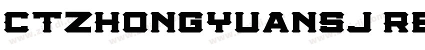 CTZhongYuanSJ Regula字体转换